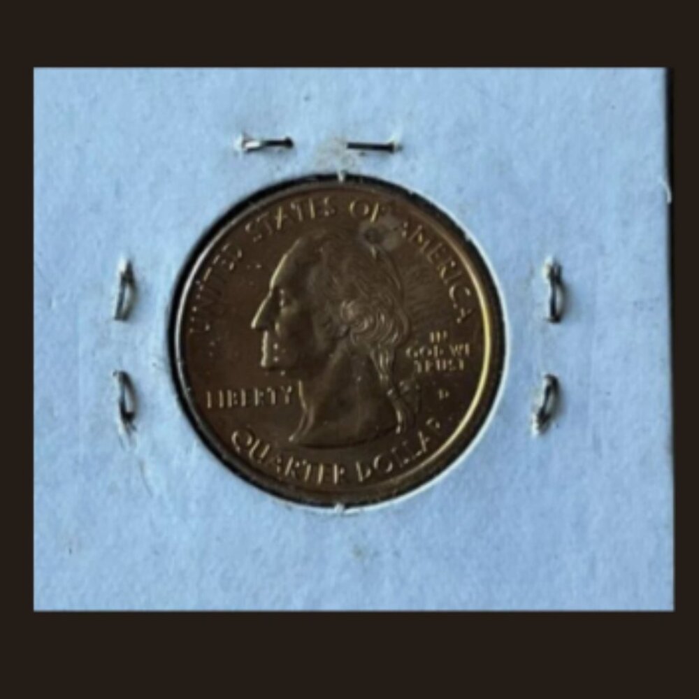 1999 Connecticut 24 karat gold plated Quarter